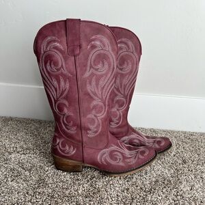 ROPER Womens Riley Round Toe Casual Boots Mid Calf size 10